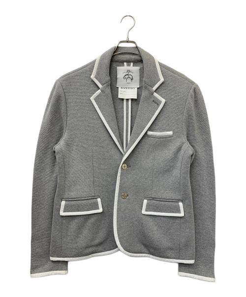 Black Fleece by BROOKS BROTHERS（ブラックフリース バイ ブルックスブラザーズ）BLACK FLEECE BY Brooks Brothers (ブラックフリース バイ ブルックスブラザーズ) ジャージーニットブレザー グレー サイズ:BB3の古着・服飾アイテム