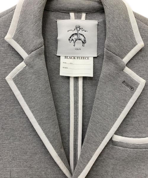 Black Fleece by BROOKS BROTHERS（ブラックフリース バイ ブルックスブラザーズ）BLACK FLEECE BY Brooks Brothers (ブラックフリース バイ ブルックスブラザーズ) ジャージーニットブレザー グレー サイズ:BB3の古着・服飾アイテム