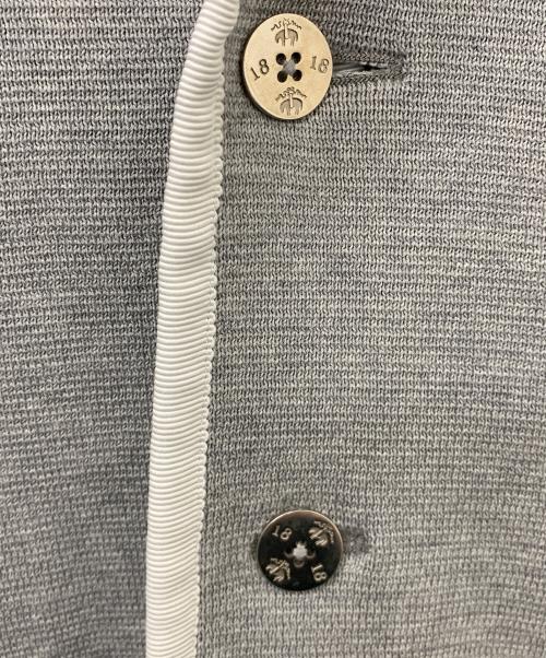 Black Fleece by BROOKS BROTHERS（ブラックフリース バイ ブルックスブラザーズ）BLACK FLEECE BY Brooks Brothers (ブラックフリース バイ ブルックスブラザーズ) ジャージーニットブレザー グレー サイズ:BB3の古着・服飾アイテム