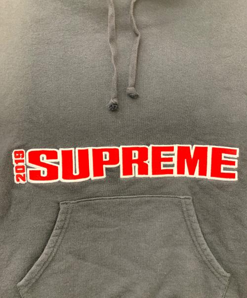 SUPREME（シュプリーム）Supreme (シュプリーム) Blockbuster Hooded Sweatshirt ブラック サイズ:Sの古着・服飾アイテム