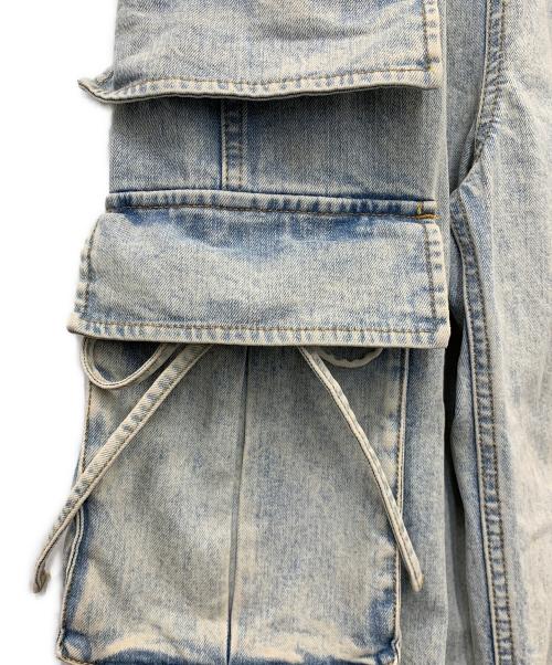 ANDMARY（アンドマリー）ANDMARY (アンドマリー) Nicola ribbon denim allinone ブルー サイズ:Fの古着・服飾アイテム