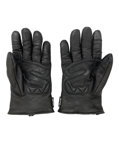 Schott（ショット）Schott (ショット) WINTER ZIP LEATHER GLOVE ブラック サイズ:Sの古着・服飾アイテム