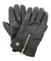 Schott（ショット）の古着「WINTER ZIP LEATHER GLOVE」｜ブラック