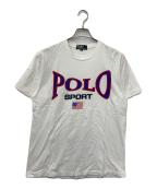 POLO RALPH LAURENポロ・ラルフローレン）の古着「半袖カットソー」｜ホワイト