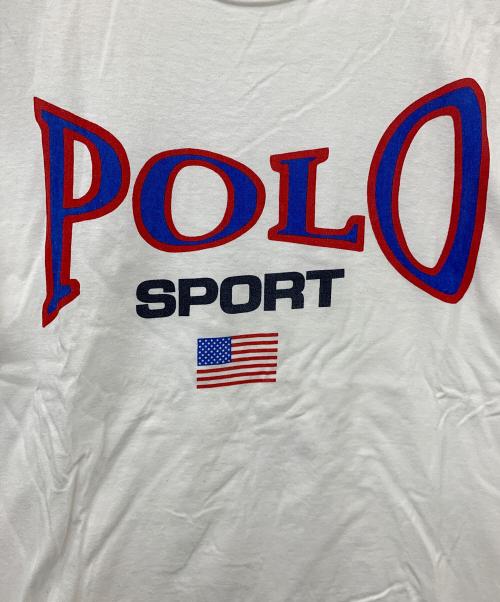 POLO RALPH LAUREN（ポロ・ラルフローレン）POLO RALPH LAUREN (ポロ・ラルフローレン) 半袖カットソー ホワイト サイズ:170の古着・服飾アイテム