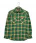 Hysteric Glamour（ヒステリックグラマー）の古着「チェックネルシャツ」｜グリーン