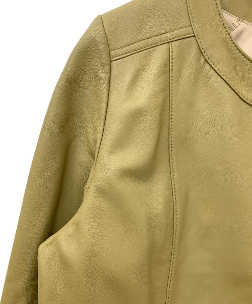 BALMAIN（バルマン）BALMAIN (バルマン) ラムレザージャケット ベージュ サイズ:13の古着・服飾アイテム
