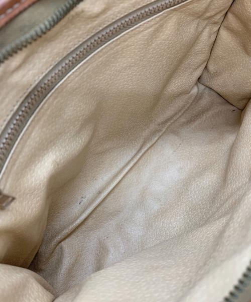 CELINE（セリーヌ）CELINE (セリーヌ) マカダム柄 セカンドバッグ ベージュの古着・服飾アイテム