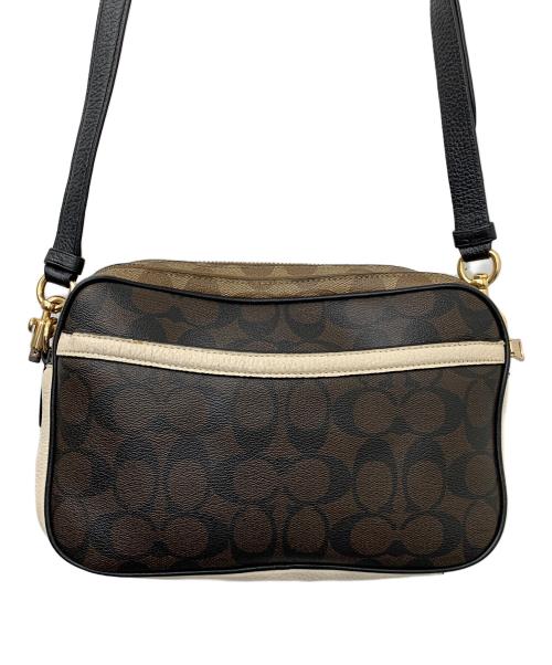 COACH（コーチ）COACH (コーチ) ショルダーバッグ ブラウン×ホワイトの古着・服飾アイテム