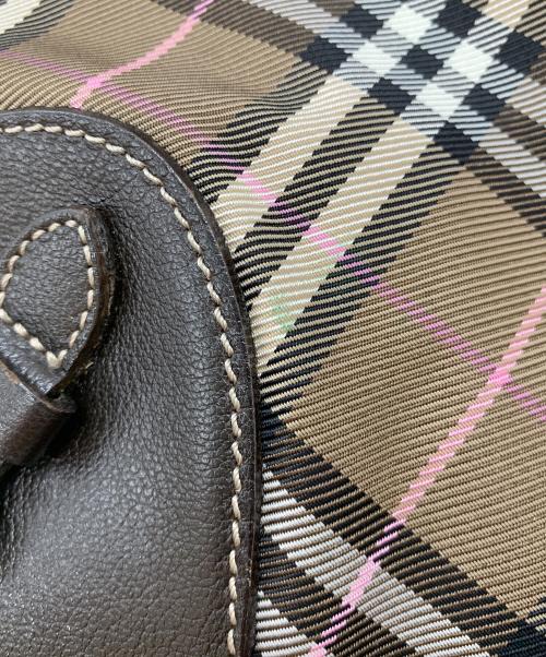 BURBERRY BLUE LABEL（バーバリー ブルー レーベル）BURBERRY BLUE LABEL (バーバリー ブルー レーベル) ショルダーバッグ ブラウンの古着・服飾アイテム