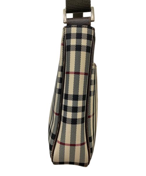 BURBERRY（バーバリー）BURBERRY (バーバリー) ショルダーバッグ ベージュ×ブラウンの古着・服飾アイテム