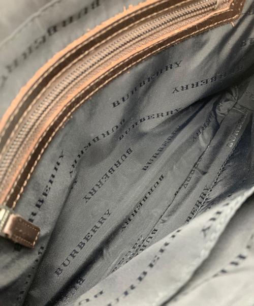 BURBERRY（バーバリー）BURBERRY (バーバリー) ショルダーバッグ ベージュ×ブラウンの古着・服飾アイテム