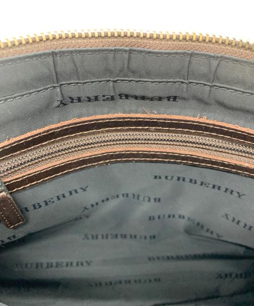 BURBERRY（バーバリー）BURBERRY (バーバリー) ショルダーバッグ ベージュ×ブラウンの古着・服飾アイテム