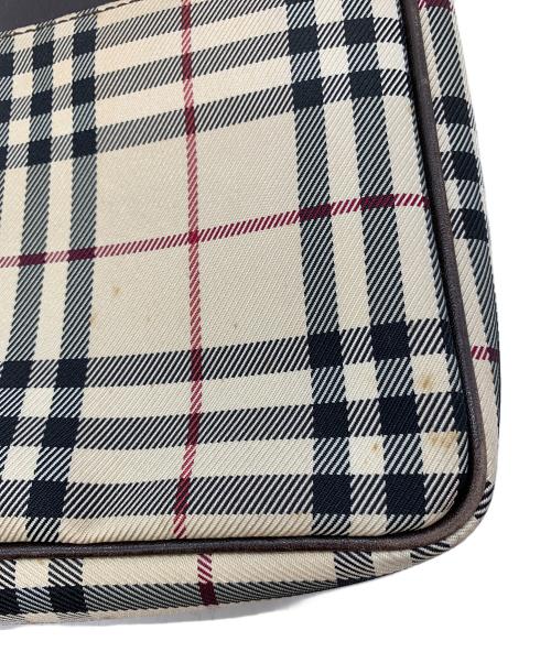 BURBERRY（バーバリー）BURBERRY (バーバリー) ショルダーバッグ ベージュ×ブラウンの古着・服飾アイテム