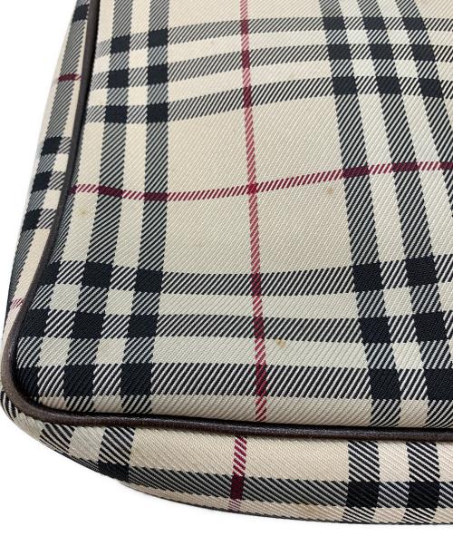 BURBERRY（バーバリー）BURBERRY (バーバリー) ショルダーバッグ ベージュ×ブラウンの古着・服飾アイテム