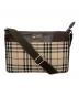 BURBERRY（バーバリー）の古着「ショルダーバッグ」｜ベージュ×ブラウン