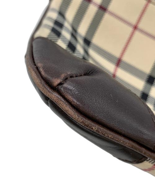 BURBERRY（バーバリー）BURBERRY (バーバリー) ノバチェック フラップショルダーバッグ ベージュの古着・服飾アイテム