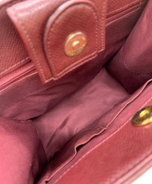 BURBERRY（バーバリー）BURBERRY (バーバリー) ノバチェック ハンドバッグ ベージュ×レッドの古着・服飾アイテム