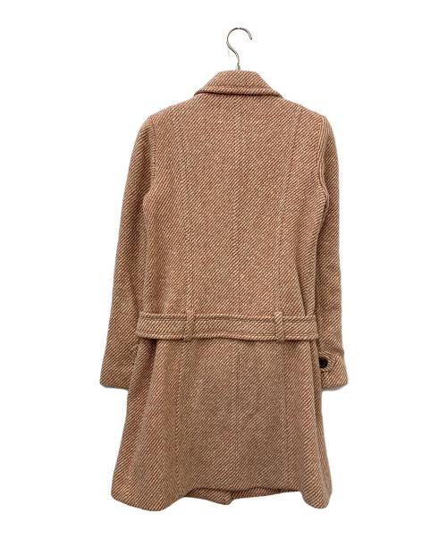 BURBERRY BLUE LABEL（バーバリー ブルー レーベル）BURBERRY BLUE LABEL (バーバリー ブルー レーベル) ウールコート ピンク サイズ:38の古着・服飾アイテム