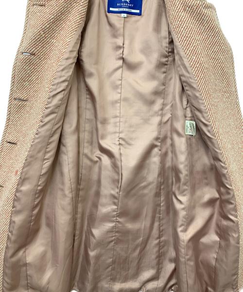 BURBERRY BLUE LABEL（バーバリー ブルー レーベル）BURBERRY BLUE LABEL (バーバリー ブルー レーベル) ウールコート ピンク サイズ:38の古着・服飾アイテム