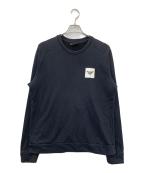 EMPORIO ARMANIエンポリオ アルマーニ）の古着「クルーネックスウェット」｜ブラック