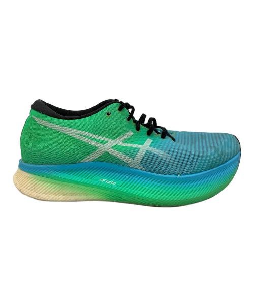 asics（アシックス）asics (アシックス) ランニングシューズ ブルー サイズ:27の古着・服飾アイテム