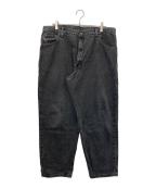 CarHarttカーハート）の古着「デニムパンツ」｜ブラック