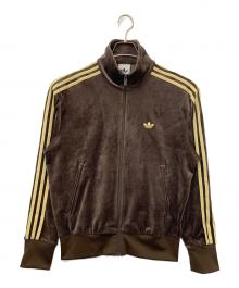 adidas（アディダス）の古着「ファイヤーバード トラックトップ ベロア」｜ブラウン