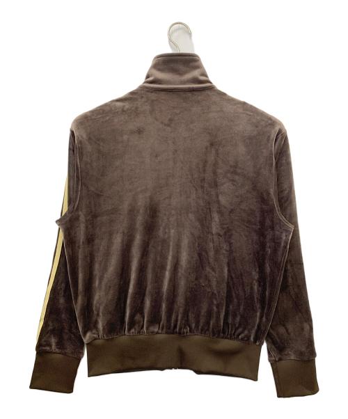 adidas（アディダス）adidas (アディダス) ファイヤーバード トラックトップ ベロア ブラウン サイズ:Sの古着・服飾アイテム
