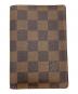 LOUIS VUITTON (ルイ ヴィトン) ダミエ パスポートケース ブラウン：21000円