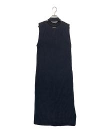 TODAYFUL（トゥデイフル）の古着「Slit Neck Knitdress」｜ネイビー