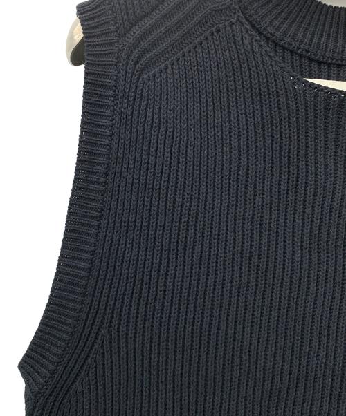 TODAYFUL（トゥデイフル）TODAYFUL (トゥデイフル) Slit Neck Knitdress ネイビー サイズ:36の古着・服飾アイテム