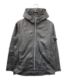 theory（セオリー）の古着「ラムレザージップパーカー」｜ブラック