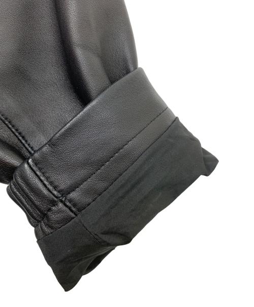 theory（セオリー）theory (セオリー) ラムレザージップパーカー ブラック サイズ:Lの古着・服飾アイテム