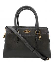 COACH（コーチ）の古着「ミニ ダーシー キャリーオール」｜ブラック