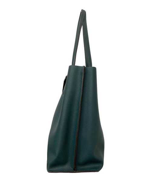 COACH（コーチ）COACH (コーチ) ウィロウ トート ウィズ シグネチャー キャンバス インテリア グリーンの古着・服飾アイテム