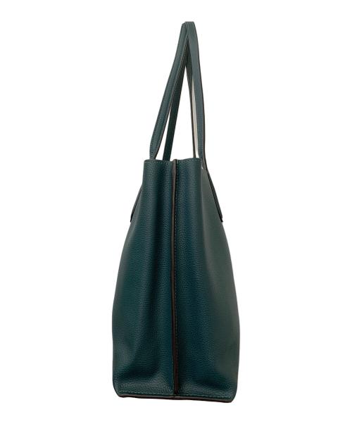 COACH（コーチ）COACH (コーチ) ウィロウ トート ウィズ シグネチャー キャンバス インテリア グリーンの古着・服飾アイテム