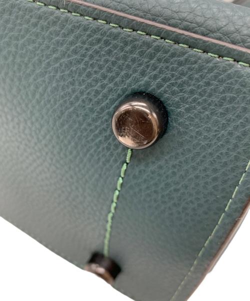 COACH（コーチ）COACH (コーチ) ウィロウ トート ウィズ シグネチャー キャンバス インテリア グリーンの古着・服飾アイテム
