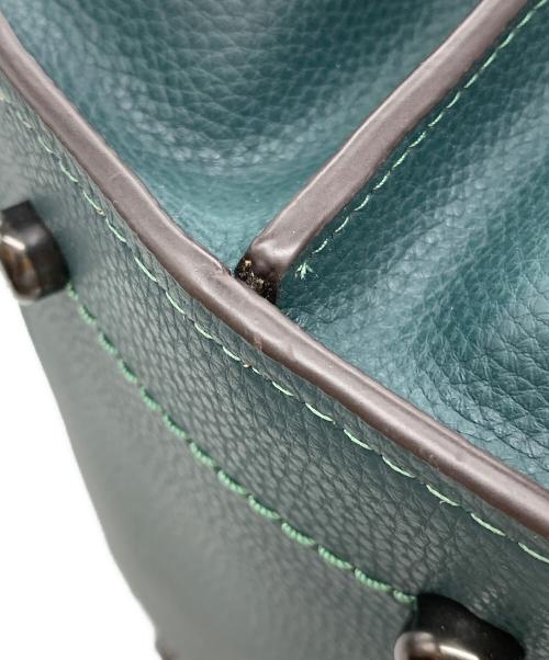 COACH（コーチ）COACH (コーチ) ウィロウ トート ウィズ シグネチャー キャンバス インテリア グリーンの古着・服飾アイテム