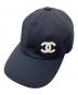 CHANEL（シャネル）の古着「CC ベースボールキャップ」｜ネイビー