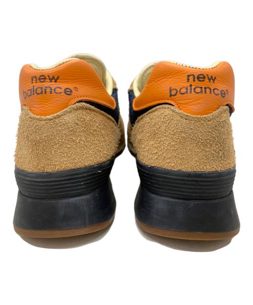 NEW BALANCE（ニューバランス）NEW BALANCE (ニューバランス) LEVI'S (リーバイス) スニーカー ブラウン×ネイビー サイズ:28.5の古着・服飾アイテム