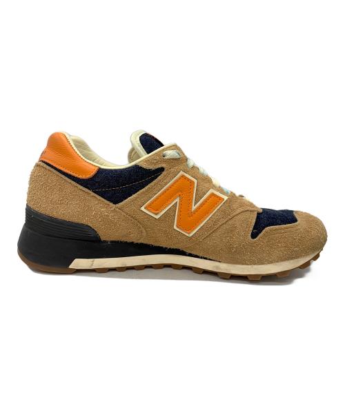 NEW BALANCE（ニューバランス）NEW BALANCE (ニューバランス) LEVI'S (リーバイス) スニーカー ブラウン×ネイビー サイズ:28.5の古着・服飾アイテム