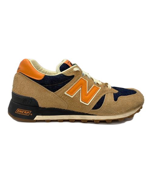 NEW BALANCE（ニューバランス）NEW BALANCE (ニューバランス) LEVI'S (リーバイス) スニーカー ブラウン×ネイビー サイズ:28.5の古着・服飾アイテム