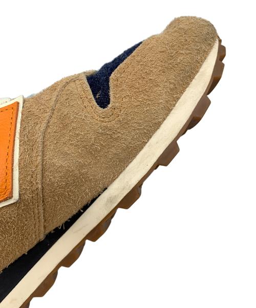 NEW BALANCE（ニューバランス）NEW BALANCE (ニューバランス) LEVI'S (リーバイス) スニーカー ブラウン×ネイビー サイズ:28.5の古着・服飾アイテム
