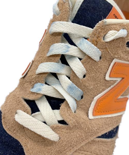 NEW BALANCE（ニューバランス）NEW BALANCE (ニューバランス) LEVI'S (リーバイス) スニーカー ブラウン×ネイビー サイズ:28.5の古着・服飾アイテム