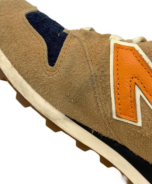 NEW BALANCE（ニューバランス）NEW BALANCE (ニューバランス) LEVI'S (リーバイス) スニーカー ブラウン×ネイビー サイズ:28.5の古着・服飾アイテム