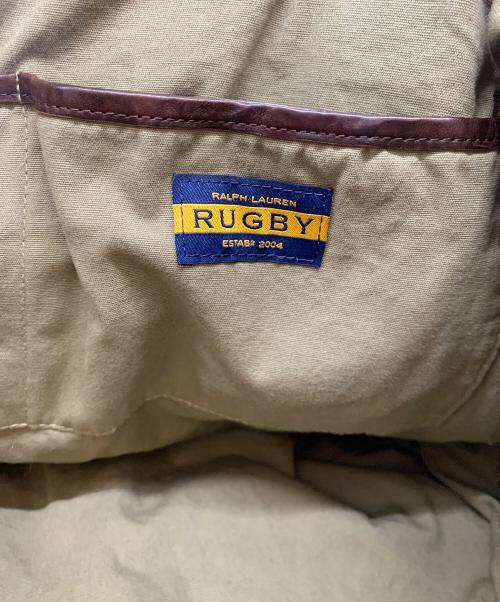 Rugby Ralph Lauren（ラグビーラルフローレン）Rugby Ralph Lauren (ラグビーラルフローレン) スカル刺繍キャンバストートバッグ カーキの古着・服飾アイテム