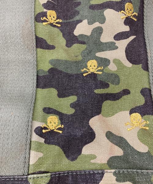 Rugby Ralph Lauren（ラグビーラルフローレン）Rugby Ralph Lauren (ラグビーラルフローレン) スカル刺繍キャンバストートバッグ カーキの古着・服飾アイテム