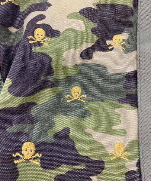 Rugby Ralph Lauren（ラグビーラルフローレン）Rugby Ralph Lauren (ラグビーラルフローレン) スカル刺繍キャンバストートバッグ カーキの古着・服飾アイテム