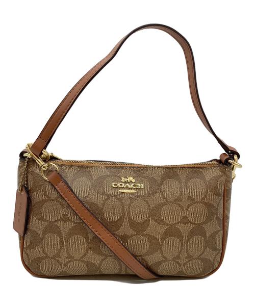 COACH（コーチ）COACH (コーチ) 2WAYバッグ ブラウンの古着・服飾アイテム